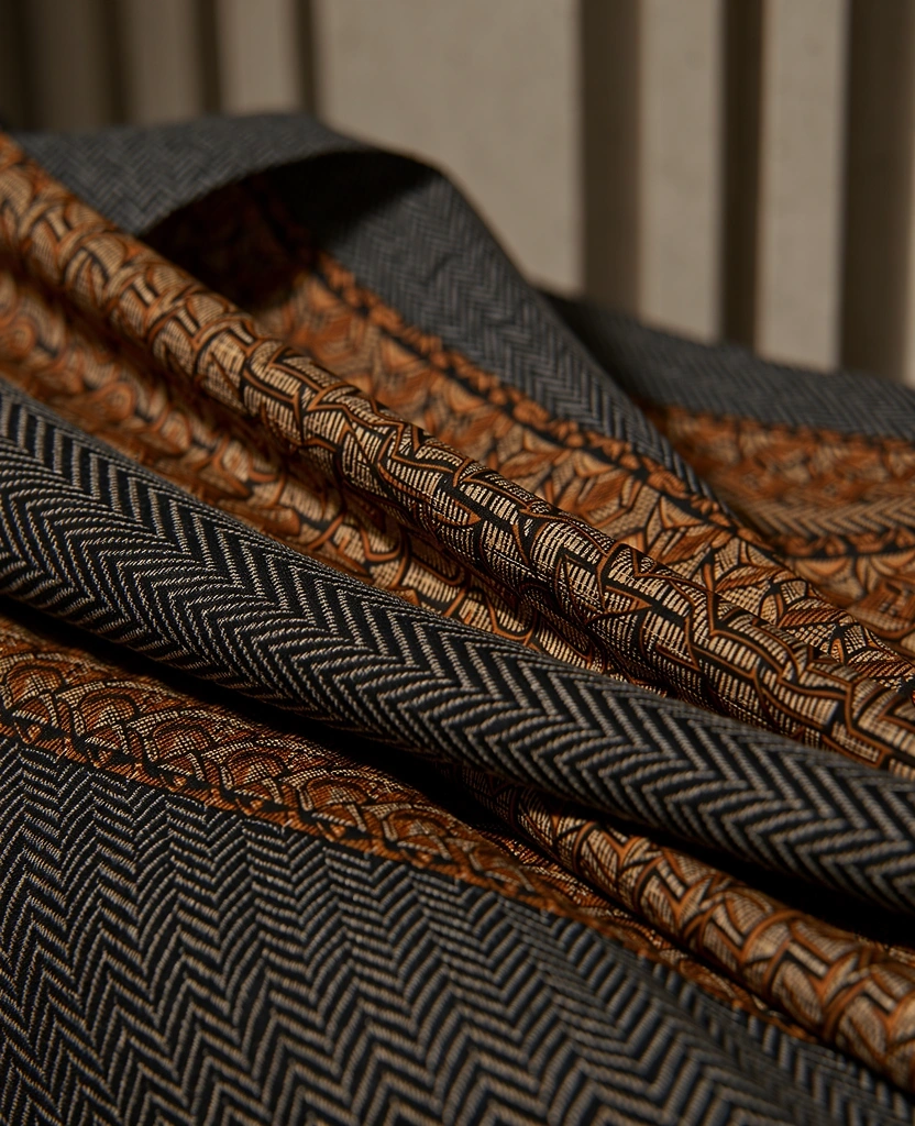 Textile detail representing data integrity